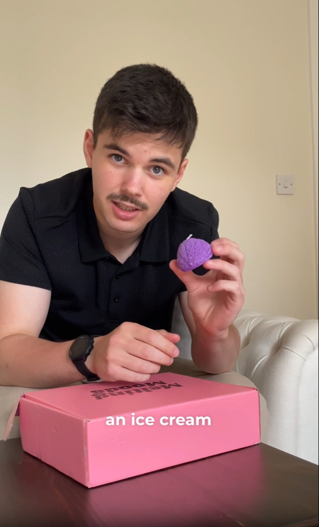 <p>Your next obsession might just be a scoop away 🍦✨💜</p>