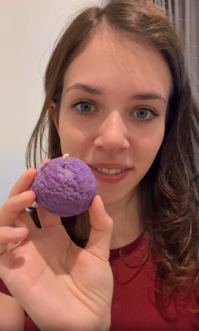 <p>Your next obsession might just be a scoop away 🍦✨💜</p>